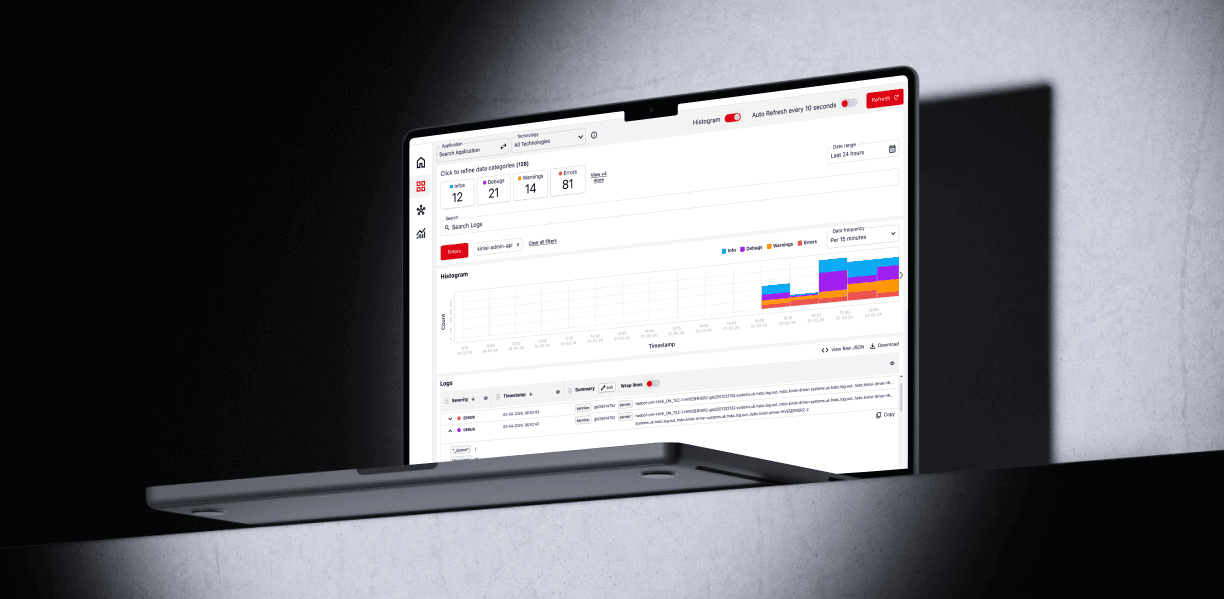 HSBC product screenshot on a laptop